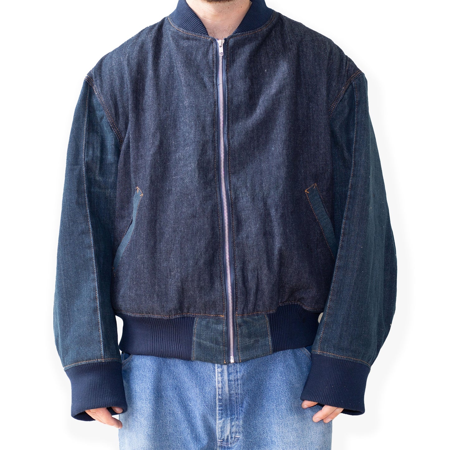 Navy Bomber Jacket