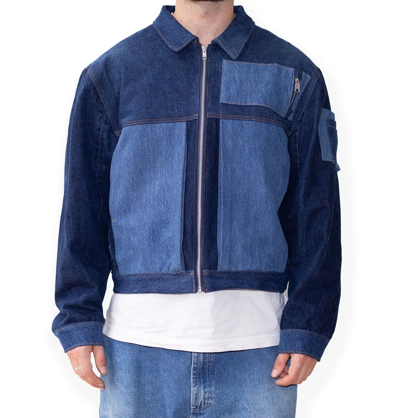 Contrast Panel Jacket