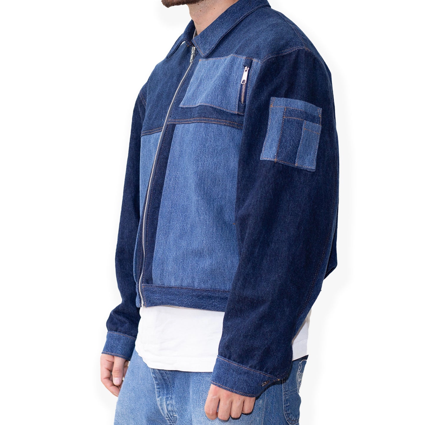 Contrast Panel Jacket