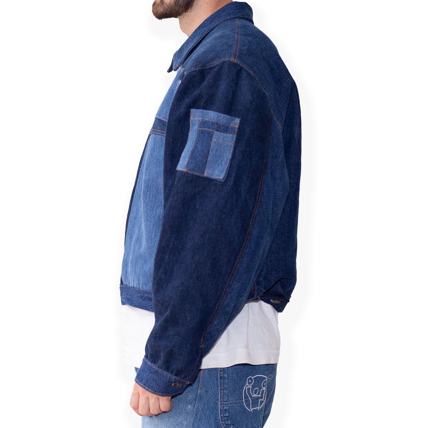 Contrast Panel Jacket