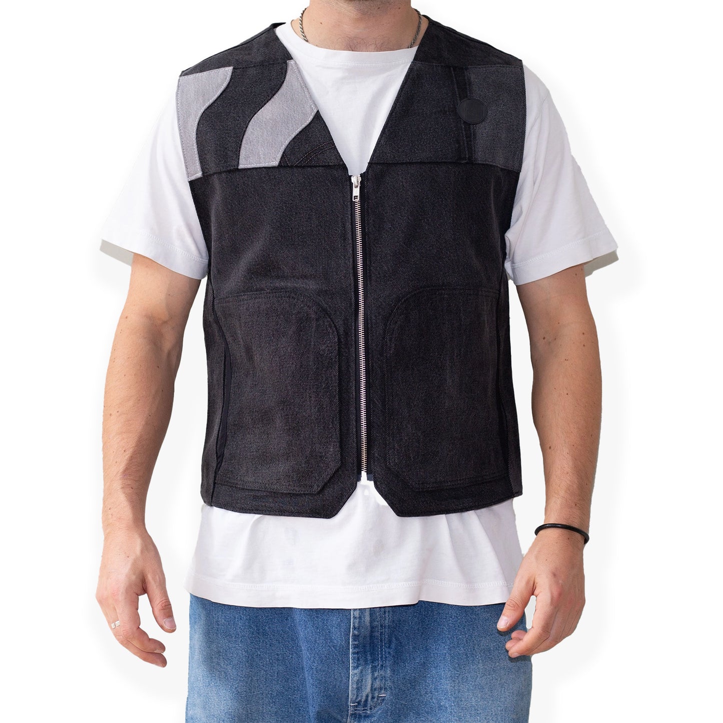 Wave Vest Black