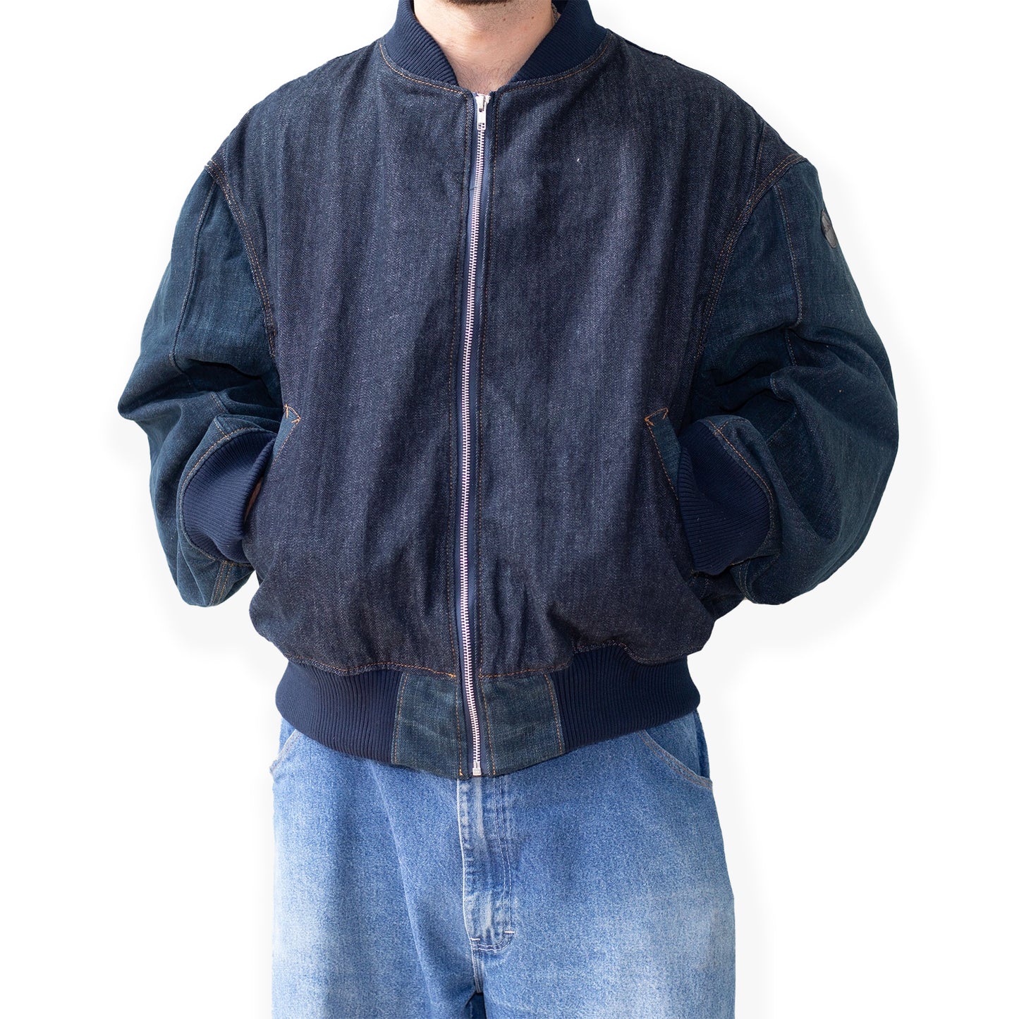 Navy Bomber Jacket