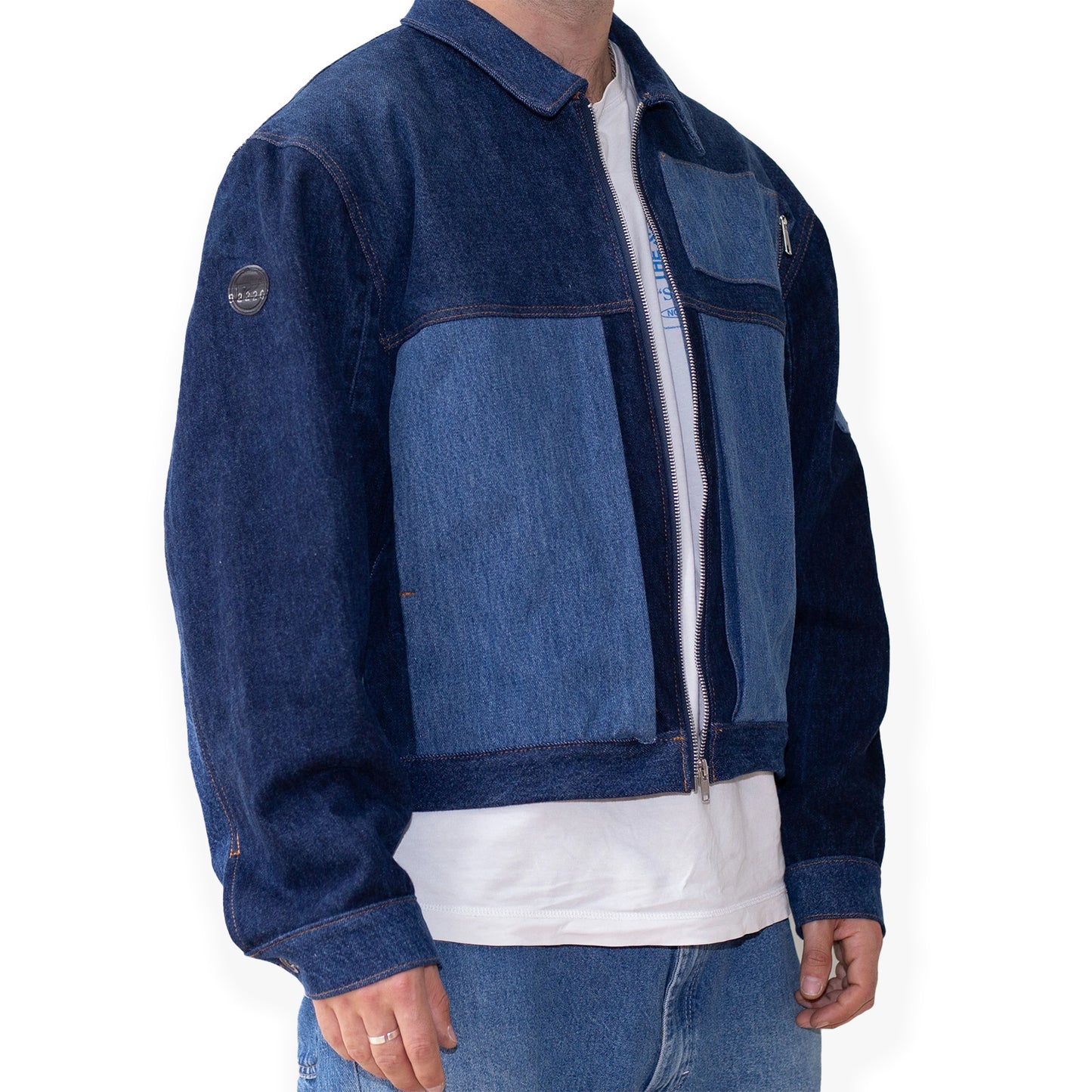 Contrast Panel Jacket